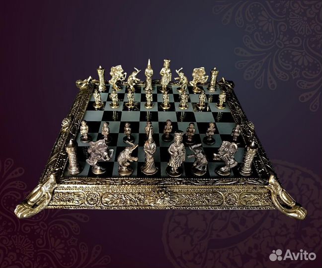 Шахматы из бронзы