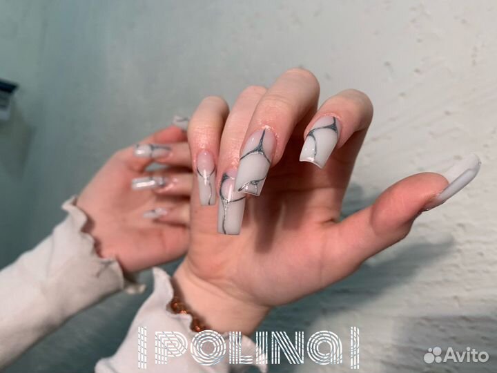 Маникюр Наращивание Дизайн
