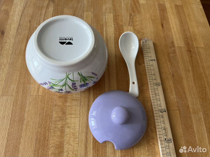 Сахарница керамика 660мл Прованс