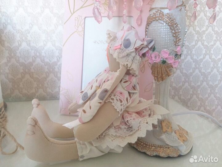 Интерьерная кукла зайка тильда