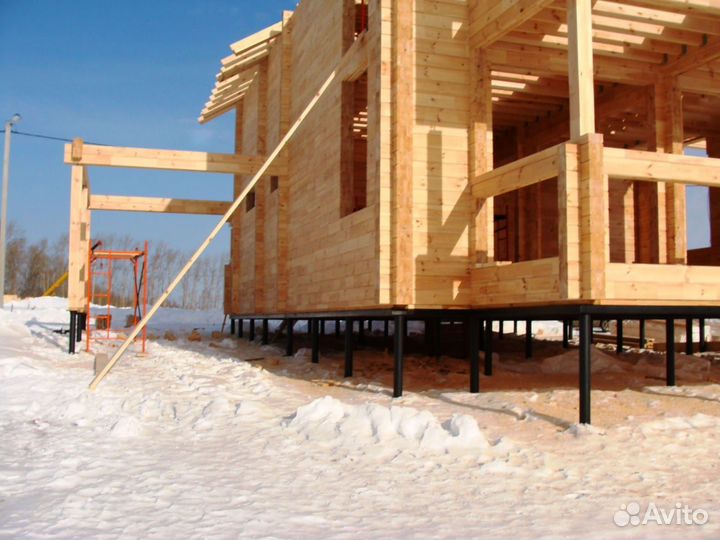 Сваи забивные железобетонные. Фундамент