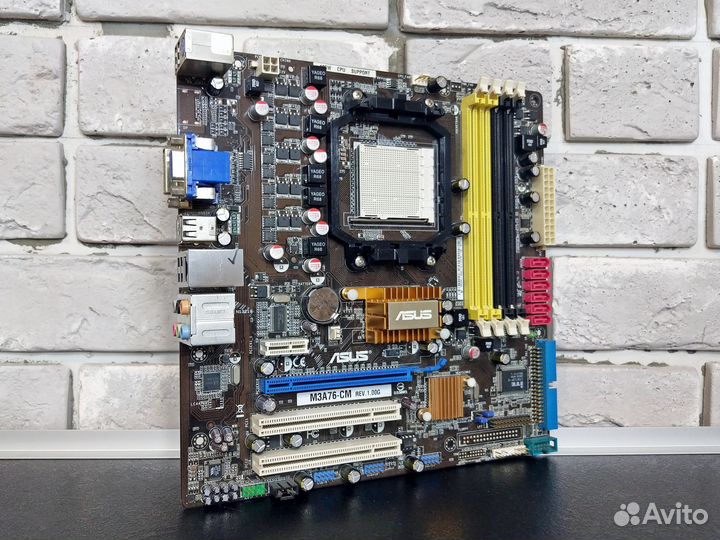 AM2+ Asus M3A76-CM (Phenom II до 125W)