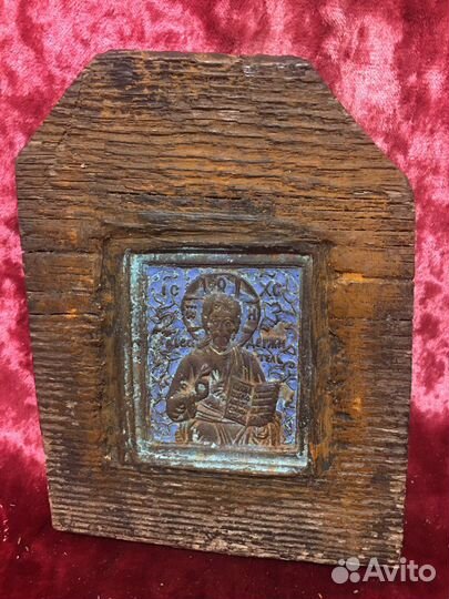 Старинная старообрядческая икона Вседержитель