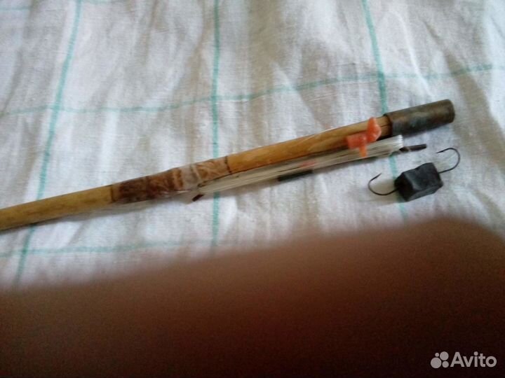 Удочка бамбуковая для зимней рыбалки