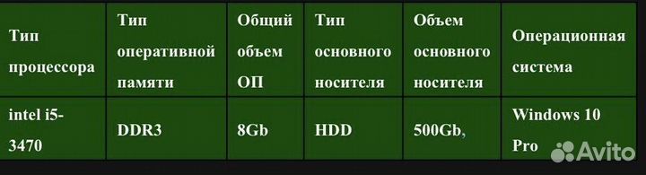 Компьютер intel core i5