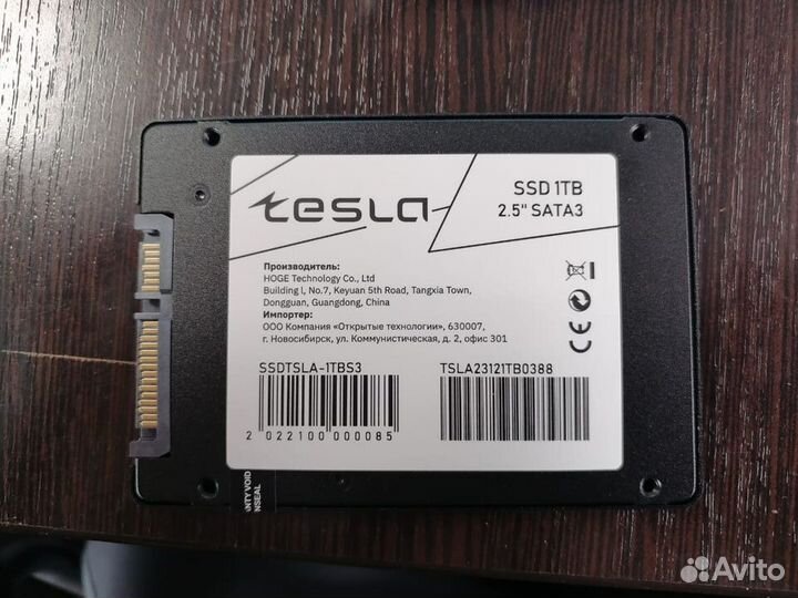 Tesla 1 тб Внутренний SSD-диск SATA SSD (ssdtsla-1