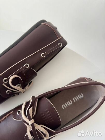 Лоферы Miu Miu