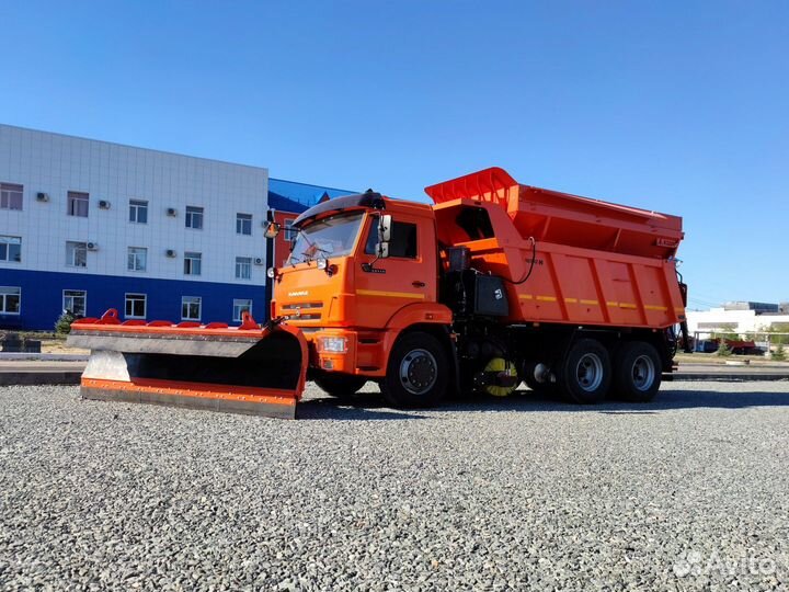 Мд-651 на самосвале камаз-65115 коммунальная дорож