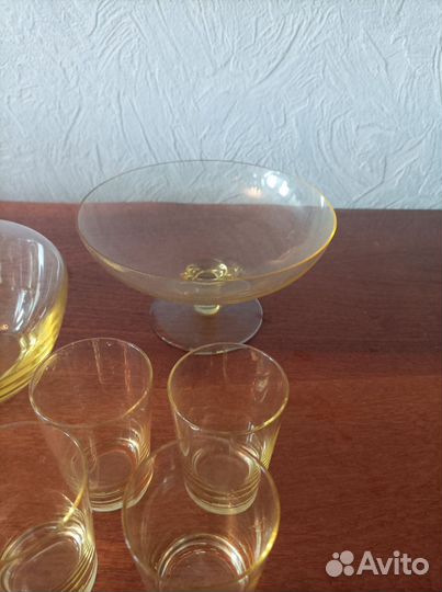 Набор посуды СССР, стекло