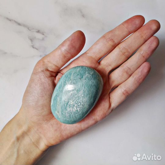 Амазонит (крупная галька)