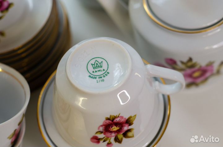 Чайный сервиз Kahla ГДР (фарфор)