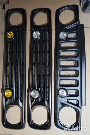 Решетка радиатора нива с птф