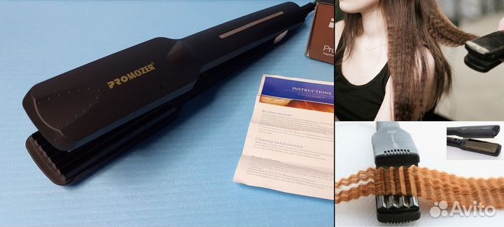 Плойка Mozer для выпрямления и гофрирования волос