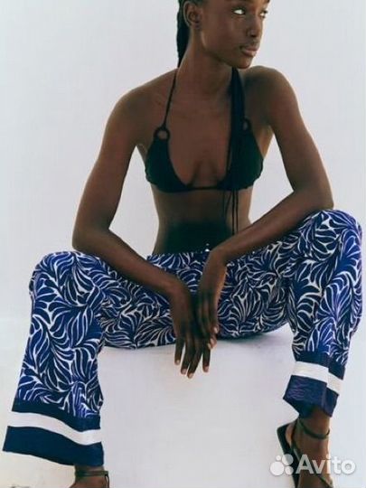 Брюки hm из смесовой вискозы S в наличии