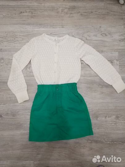 Юбка для девочки acoola 146 джинсовая