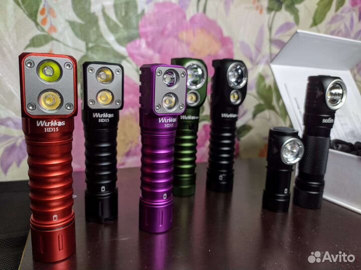 Налобные фонари Wurkkos/Sofirn с АКБ новые