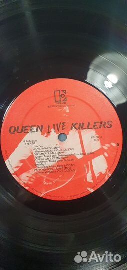 Queen LP The Works Live Killers A Day AT the Races