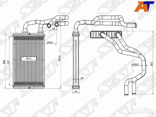 Радиатор отопителя салона suzuki grand vitara