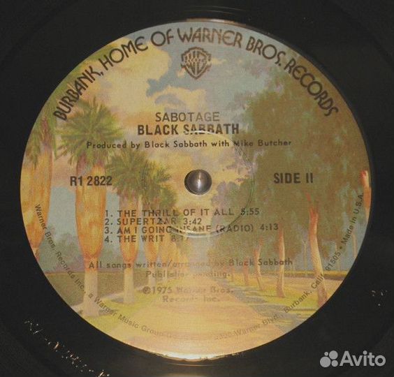 Black Sabbath – Sabotage (LP) US 2011 (75) NM/M