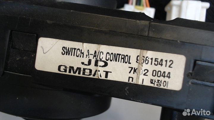 Переключатель отопителя Chevrolet Lacetti, 2008