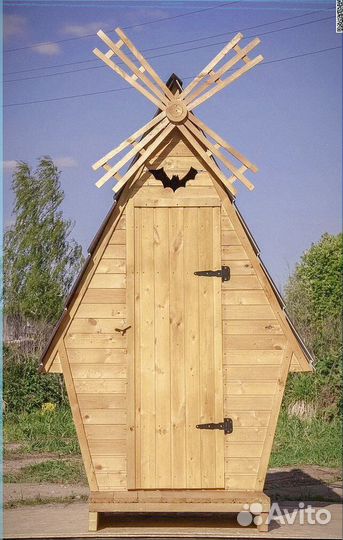 Уличный туалет с установкой Ч434