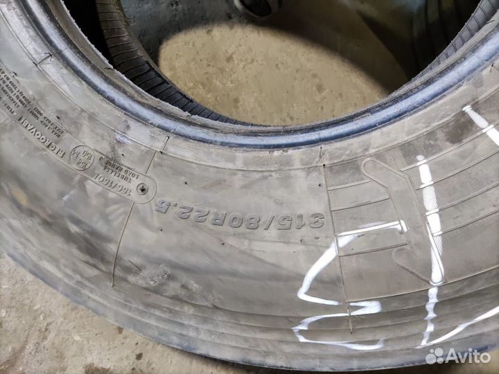 Грузовая шина бу 315 80 R22.5 Bridgestone