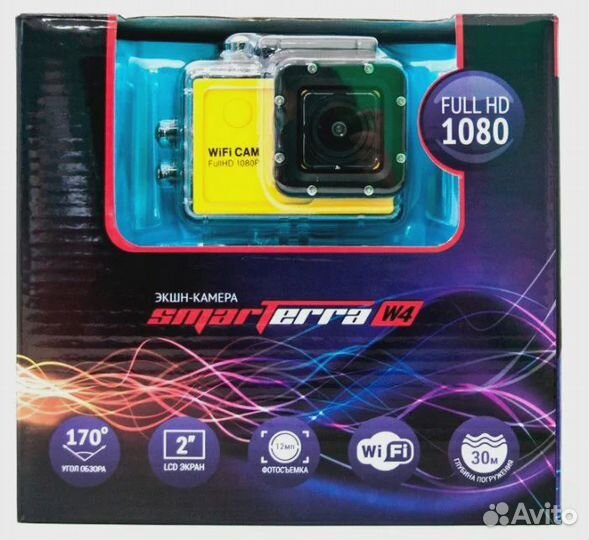 Новая.Экшн-камера Smarterra W4