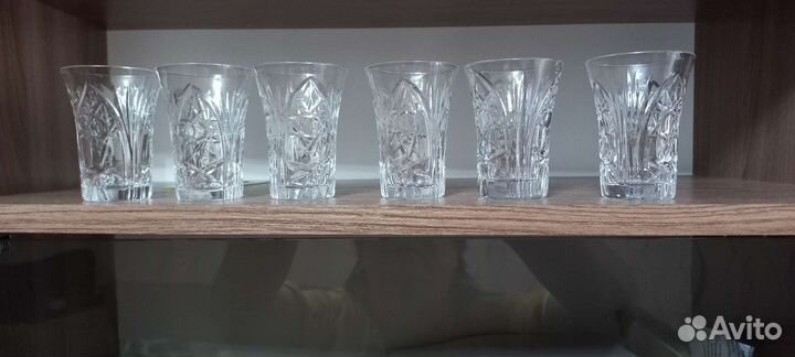 Стопки хрустальные СССР