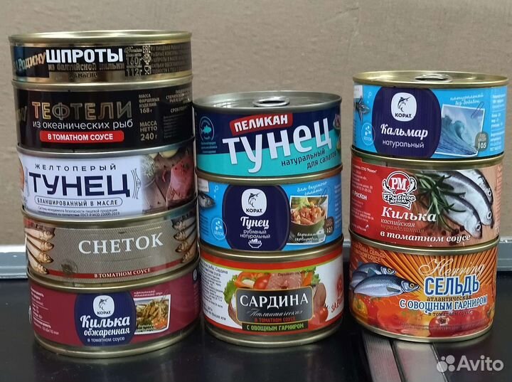 Консервы мясные и рыбные