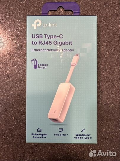 Сетевой адаптер tp link USB Type-C to RJ45 Gigabit