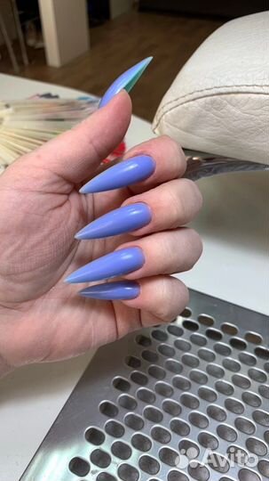 Цветной гель для наращивания ногтей