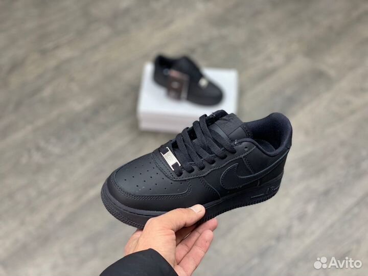 Кроссовки Nike Air Force 1 Black (36-45)