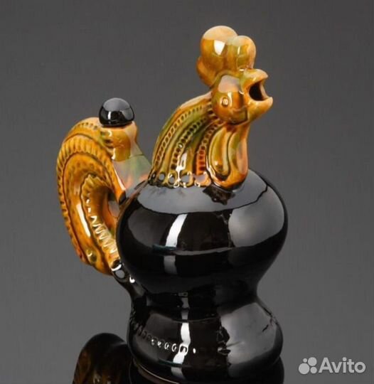 Петух Васильковский керамика. майолика