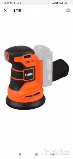 Аккум. шлифовальная машина ferm FX Power ESM1014