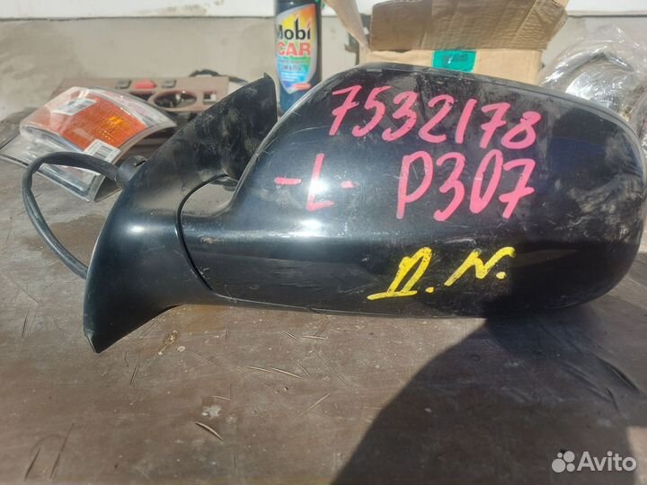 Зеркало левое Peugeot 307