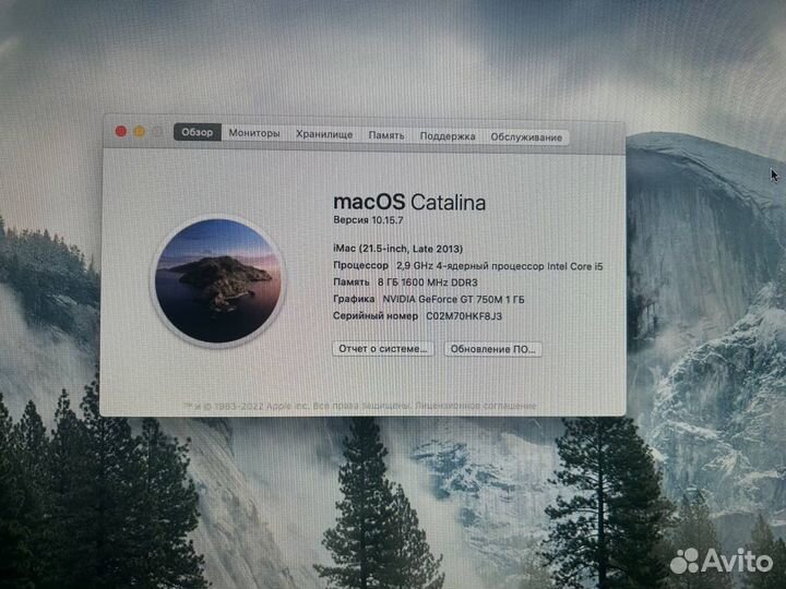 iMac 21.5 2013