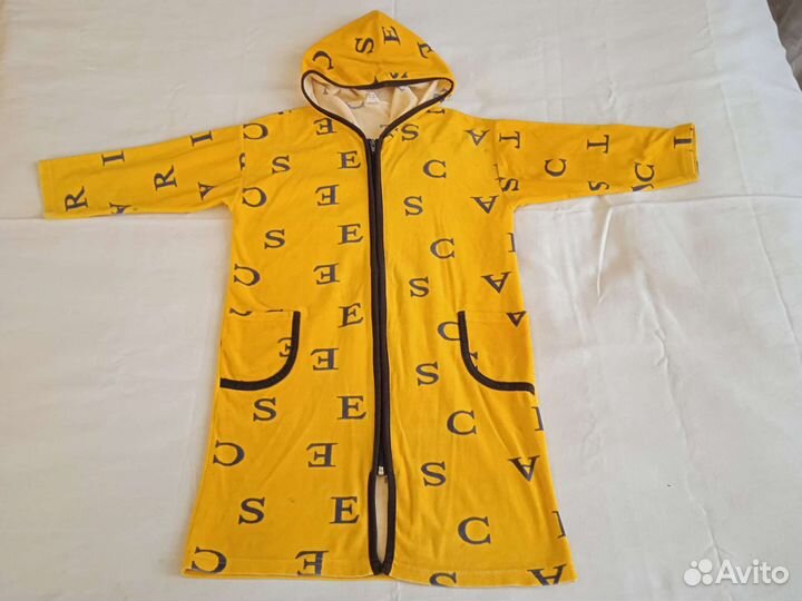 Халаты флисовые трикотажные 7-9 лет