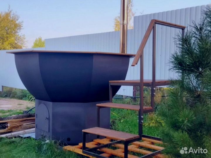 Банный чан на дровах в наличии