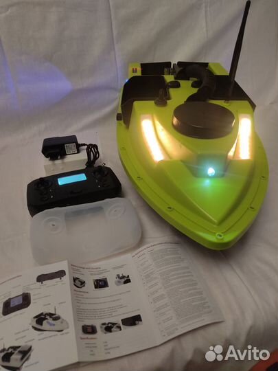 Прикормочный кораблик для рыбалки с gps D19