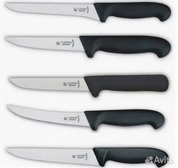 Ножи профессиональные Giesser Германия, мусаты