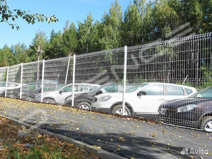 Столб для забора, 3d сетки 60х60х1,5мм, L3м