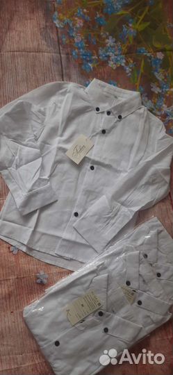 Новая рубашка лен 36,38,40,42 размер