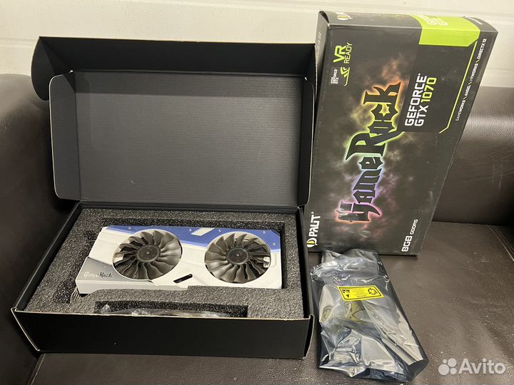 Видеокарта gtx 1070 game rock 8gb