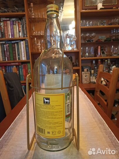 Бутылка на качалке 4,5 литра и оплетенная 1,0 литр