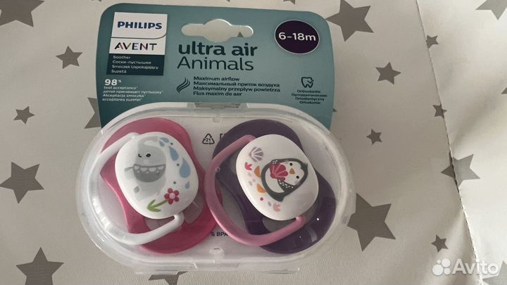 Пустышка avent 6 18