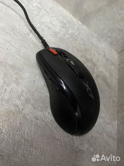 Мышь проводная A4Tech X-710BK черный