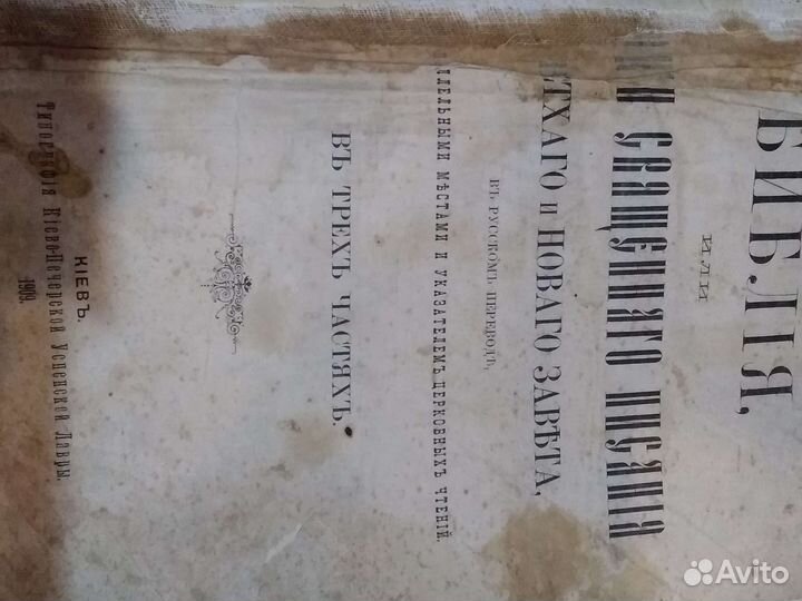 Библия 1909 года