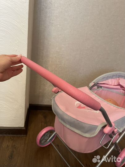 Коляска-люлька для кукол большая