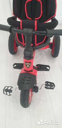 Велосипед коляска с ручкой lamborghini