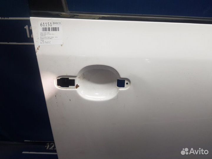 Дверь передняя правая Skoda Fabia